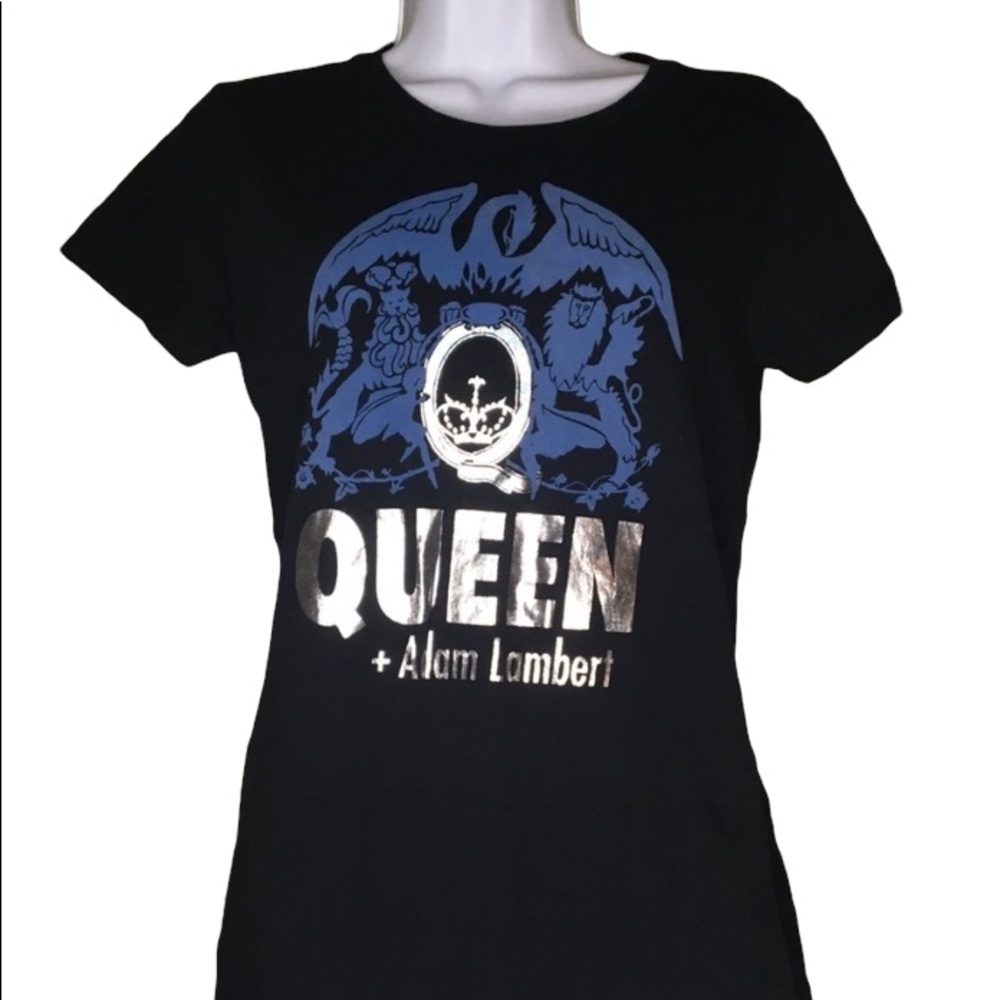 Queen + Adam Lambert Authentic Band Tee w/ concert dates Sm